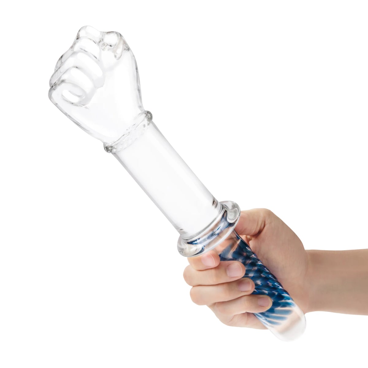 11-Inch Glass Fist Dildo