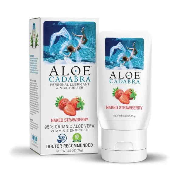 Aloe Cadabra Naked Strawberry Flavor Lubricant