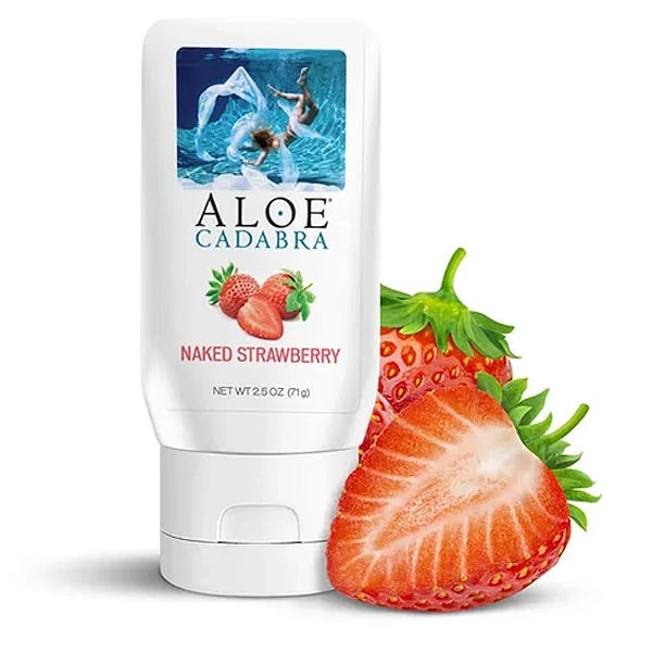 Aloe Cadabra Naked Strawberry Flavor Lubricant