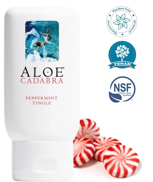 Aloe Cadabra Peppermint Tingle Flavor Lubricant