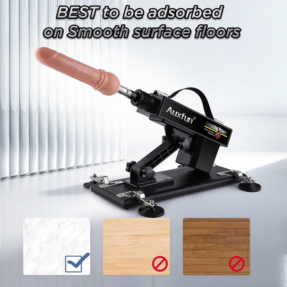 Auxfun Premium Sex Machine 60W with Bluetooth APP Control