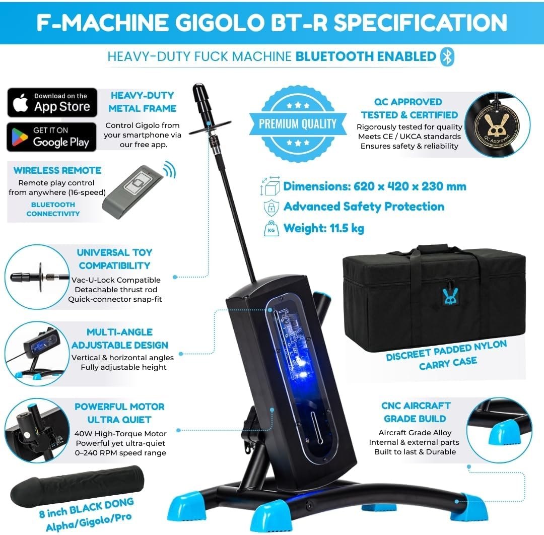 F-Machine Gigolo BT-R Bluetooth Fucking Machine