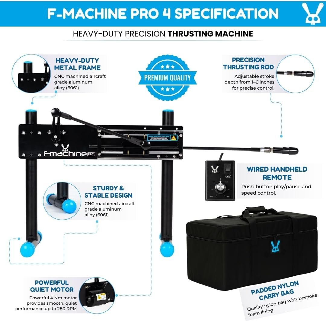 F-Machine Pro4 Black Sex Machine