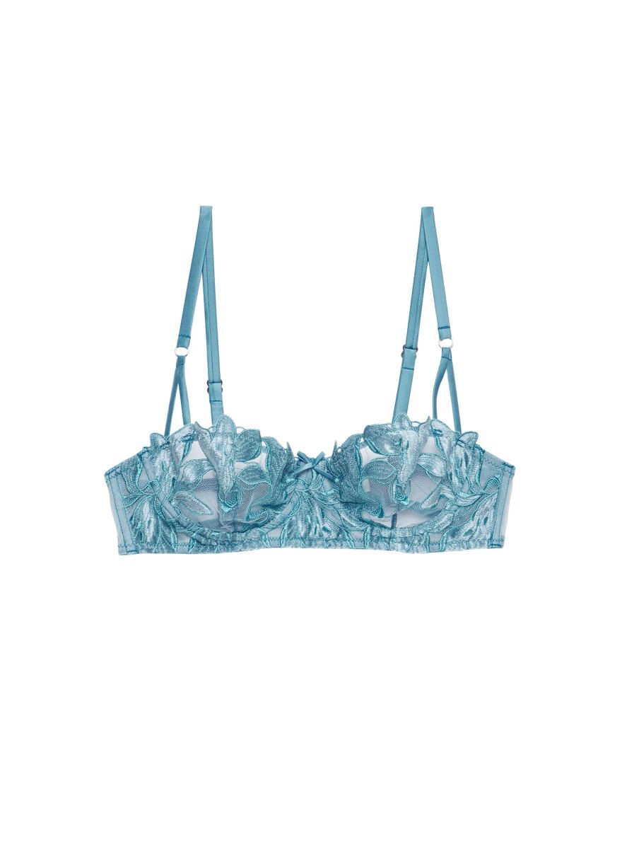 Fleur du Mal Lily Lace Balconette Bra
