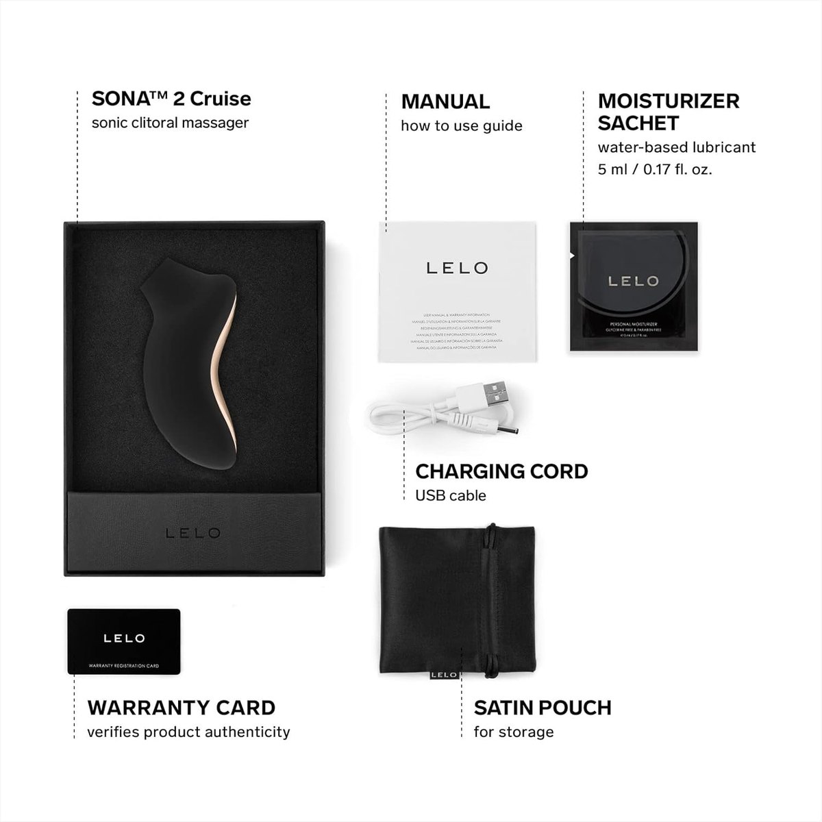 LELO SONA 2 Cruise Sonic Clitoral Massager