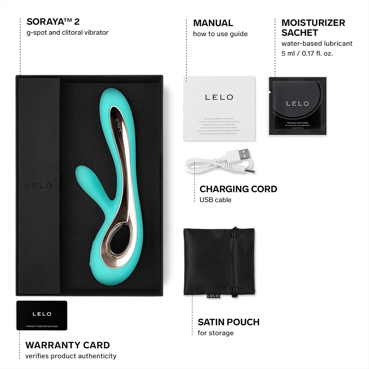 LELO SORAYA 2 Dual-Action Rabbit Vibrator