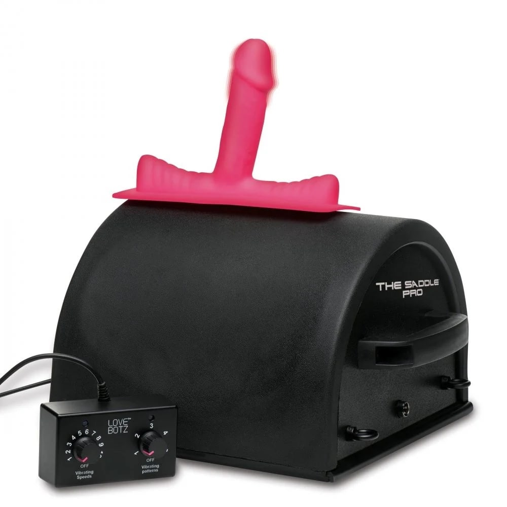 LoveBotz 50X Saddle Pro Sex Machine with 4 Attachments
