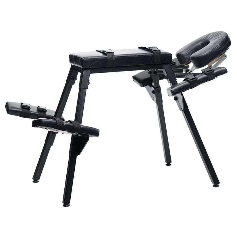 Master Series Obedience Extreme Sex Bench with Restraint Straps
