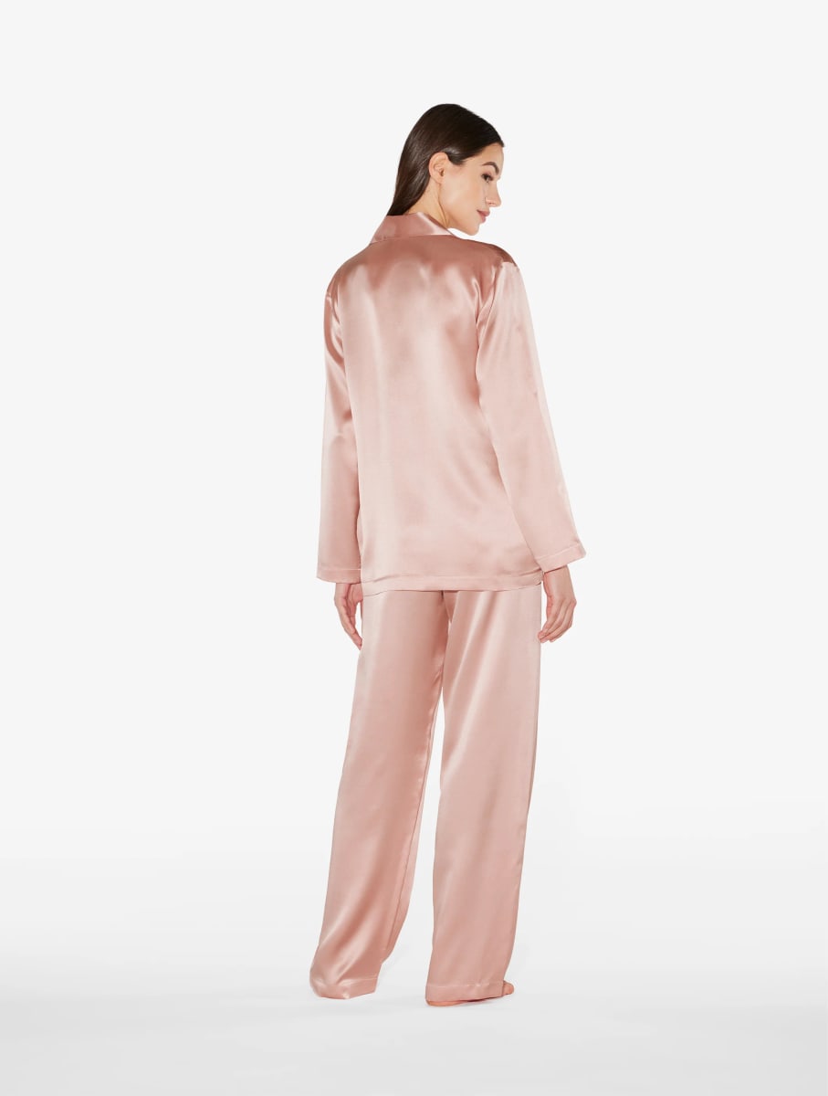 Pure Silk Satin Pyjama Set