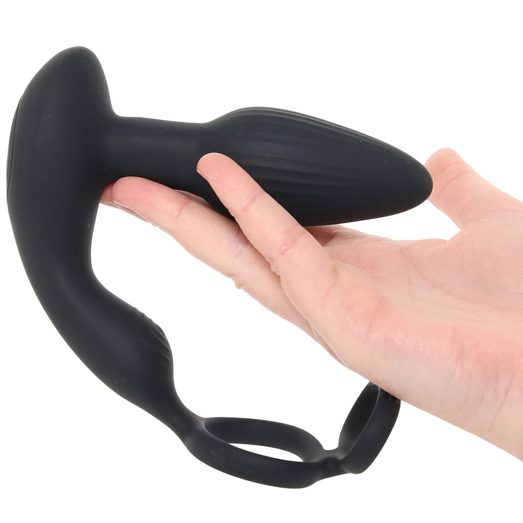 Shots Levelz Vibrating & Rotating Prostate Stimulator with Cock Ring