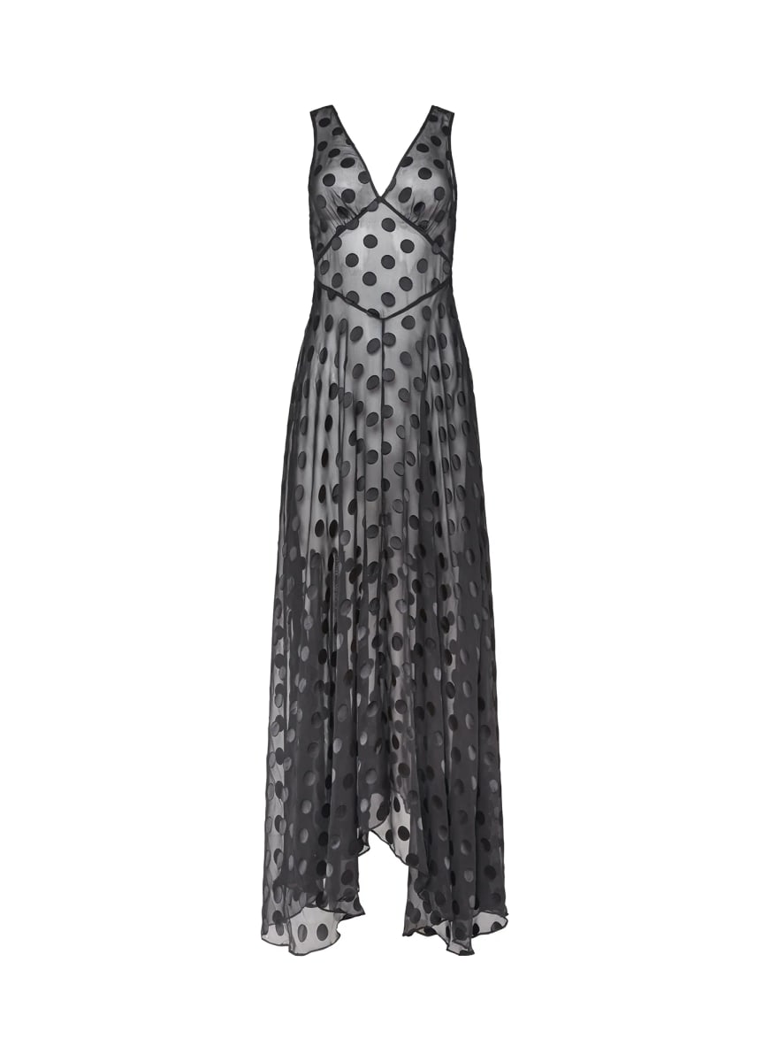 Silk Dot Gown