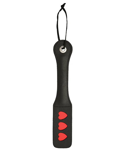 Sportsheets 12" Leather Heart Impression Paddle