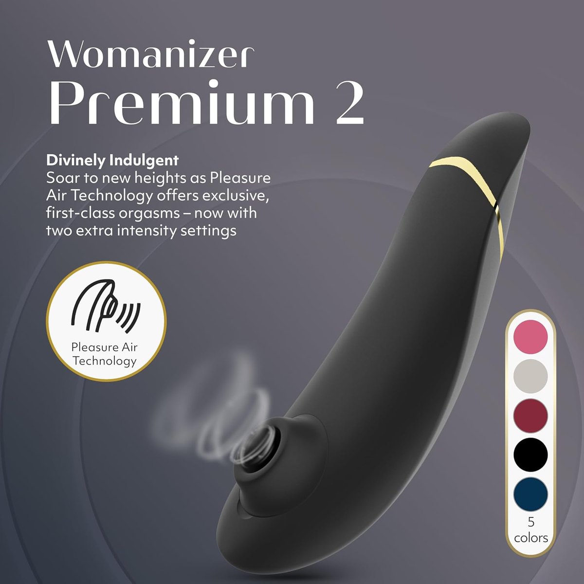 Womanizer Premium 2 Pleasure Air Stimulator